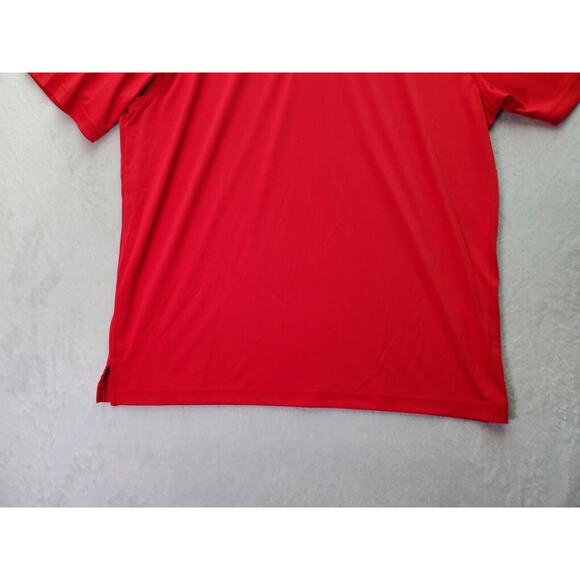 Ahead Extreme Polo Shirt Mens Large Red Matrix Nac Short Sleeve Slit Logo Collar - Picture 4 of 9
